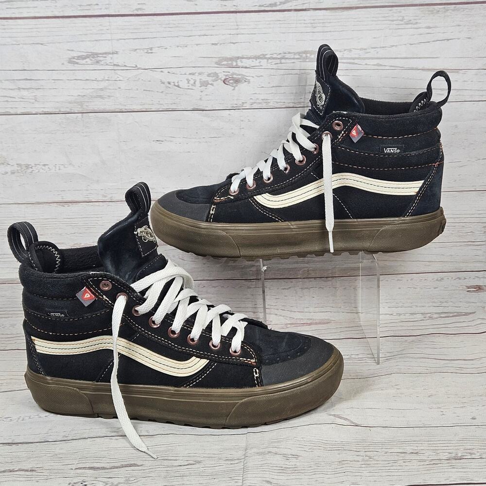Vans SK8-Hi MTE Men's 7.5 Black Gum HydroGuard Waterproof High Top Skate